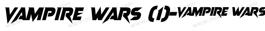 Vampire Wars (1)字体转换